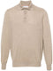 fine-knit polo shirt